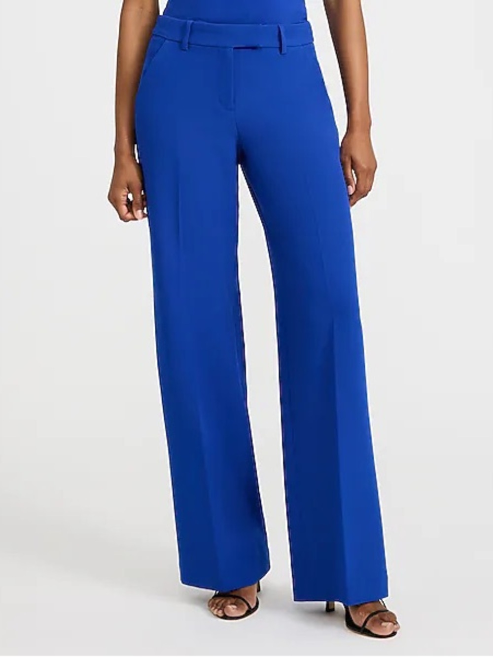 NWT Express Editor Mid Rise Trouser in Studio Stretch Twill